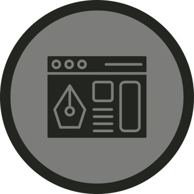 Mutfak simgesinin vektör çizimi