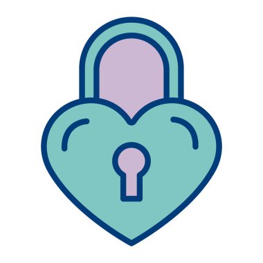 ikon vektör illüstrasyonunu kilitle