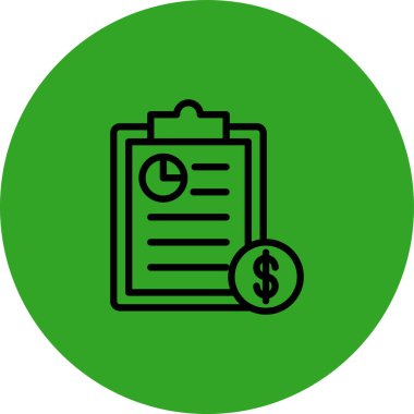 İş simgesinin vektör illüstrasyonu