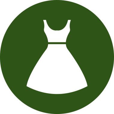 elbise simgesi tasarım çizimi illüstrasyonu