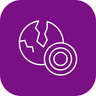 Uygulama ve ticari kullanım için illüstrasyon simgesi...