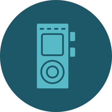 mikrodalga fırın ikonu vektör çizimi