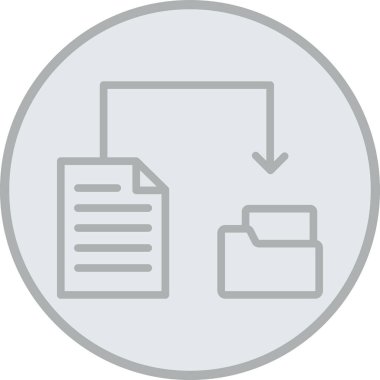 klasör dosya simgesi vektör illüstrasyon