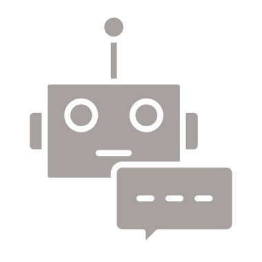 robot düz tasarım simgesi