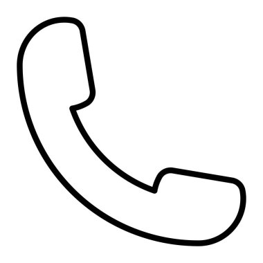 - Telefon. Web simgesi basit illüstrasyon