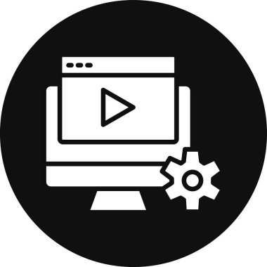 dizüstü bilgisayar simgesi, vektör illüstrasyonu