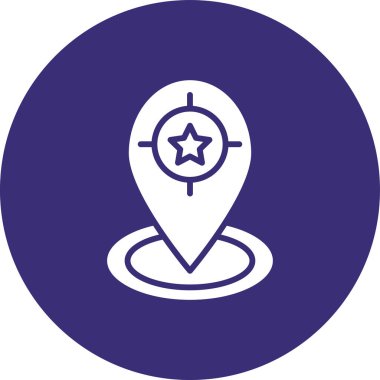 pin simgesinin vektör illüstrasyonu