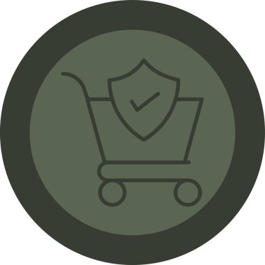 Alışveriş çantası vektör illüstrasyonu