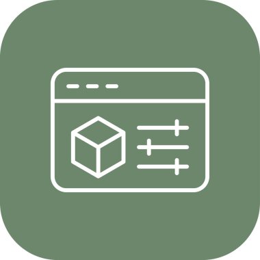 küp simgesini çizimi