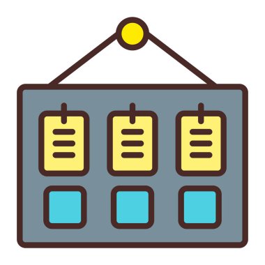 Doldurulmuş takvim tarihi olay simgesi - özet biçimi