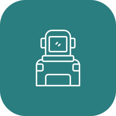 vektör yazıcı simgesi çizimi