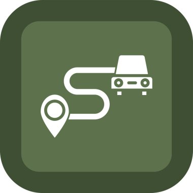 Harita işaretleyici vektör illüstrasyonunu göster