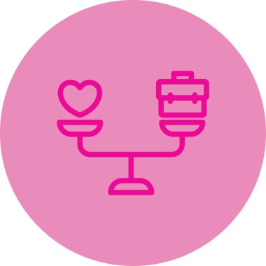 Aşk simgesinin vektör illüstrasyonu