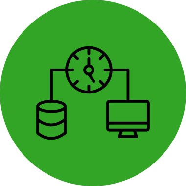 seo modern simgesinin vektör illüstrasyonu