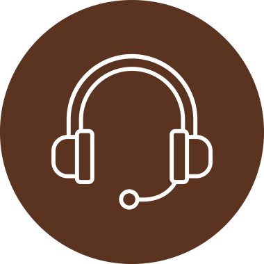 Müzik. Web simgesi basit illüstrasyon