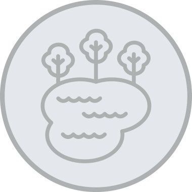 brokoli simgesi vektör çizimi