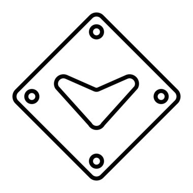 Kalp ikonu vektör illüstrasyonu