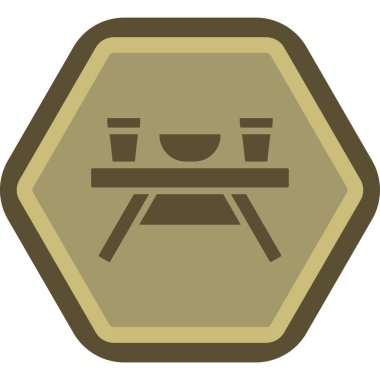 yiyecek simgesi sembol tasarımı