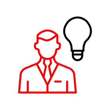 yaratıcı vektör ince çizgi simgesi