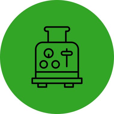 Simge vektör çizim gaz sobası