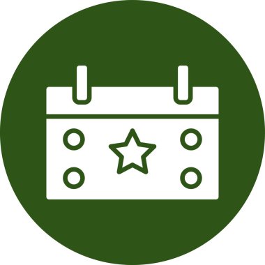 Bir yıldızın vektör illüstrasyonu