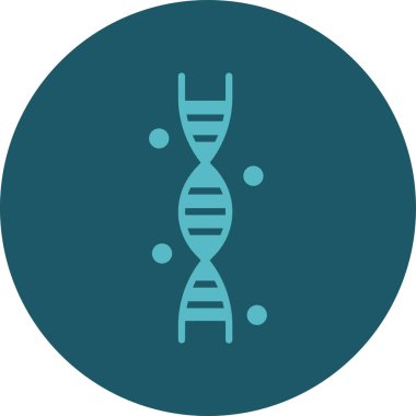 vektör DNA simgesi illüstrasyonu, web ve grafik