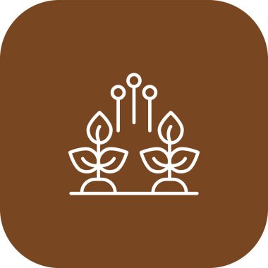 güzel bahçe kabartma vektör simgesi