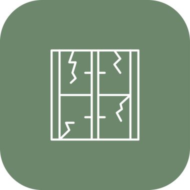 Modern b 'nin vektör illüstrasyonu eksik simgesi