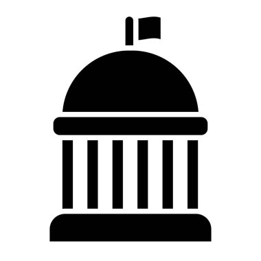 ABD bağımsızlık günü simgesi, basit stil