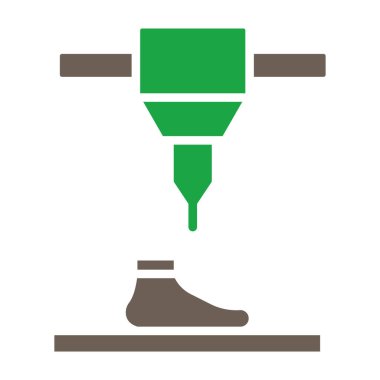 Yeşil sulandırma vektör illüstrasyonudur. bahçe aracı