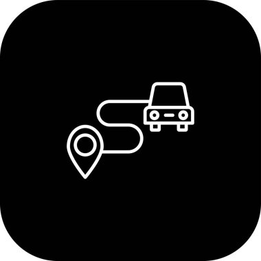 Harita işaretleyici simgesi. vektör illüstrasyonu