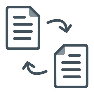 dosya biçimi simgesi, vektör illüstrasyonu