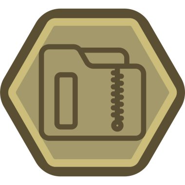 Metal bir rozet simgesinin çizimi