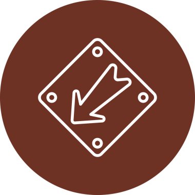 ok simgesi vektör illüstrasyonu