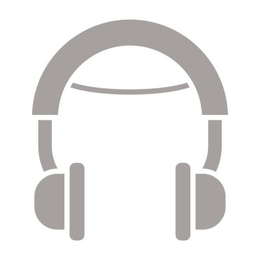 kulaklık simgesi, vektör illüstrasyon tasarımı