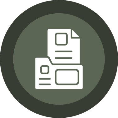 vektör dosya simgesi, vektör illüstrasyonu