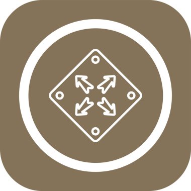 ok simgesinin vektör illüstrasyonu