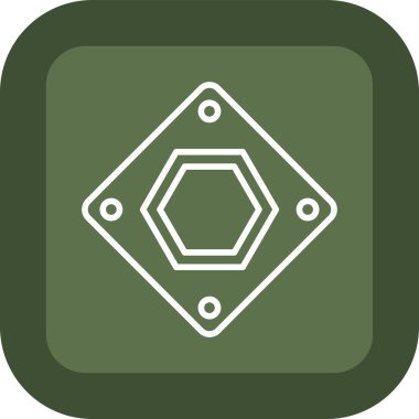 İtalya bayrağının vektör illüstrasyonu