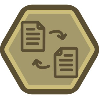 dosya biçimi simgesi, vektör illüstrasyonu