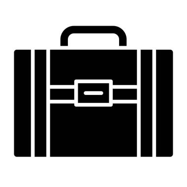 evrak çantası simgesi, vektör illüstrasyonu