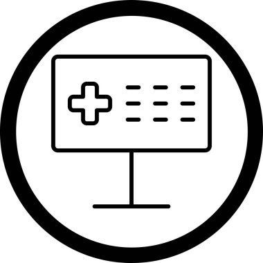 tıbbi simge vektör illüstrasyonu