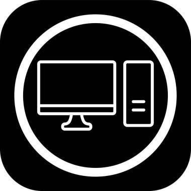 Bilgisayar izole edilmiş vektör simgesini izleyerek kolayca düzenleyebilir ya da değiştirebilir