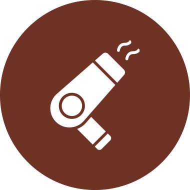 Bir ateş simgesinin vektör illüstrasyonu