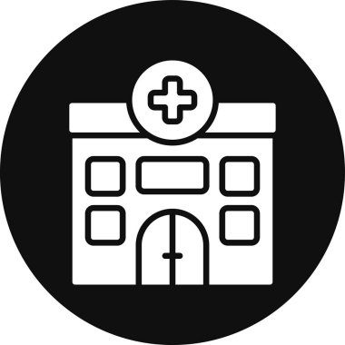 Hastane Simgesi Vektör İllüstrasyonu