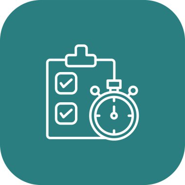 Stopwatch simgesi soyut bir grupta izole edildi