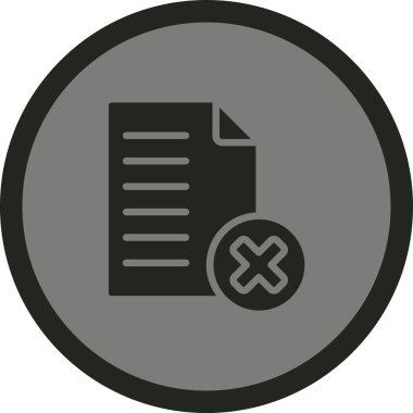 Dosya simgesinin vektör illüstrasyonu