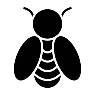 Arı sembolü düz simge