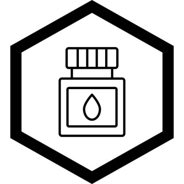 şişe simgesi vektör illüstrasyonu