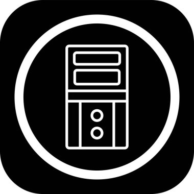 elektronik aygıt simgesi, vektör illüstrasyonu