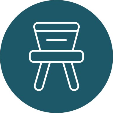 sandalye simgesi çizimi